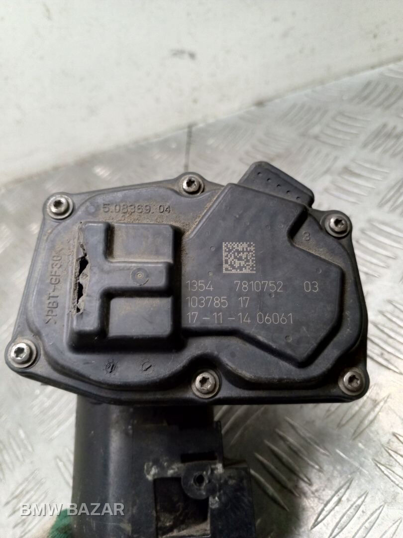 Дроссельная заслонка BMW X5 F15 2015 13547810752, фото 2
