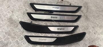 Комплект накладок на пороги (внутренние) BMW 7