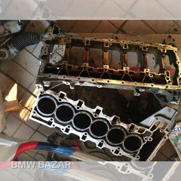 Бмв двс N55 блок цилиндров